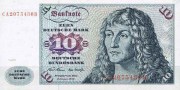 10 marcos alemanes 1960