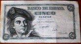 5 Pesetas Juan S. Elcano